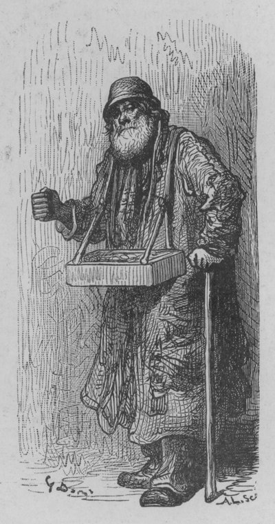 The Match Seller by Gustave after Dore